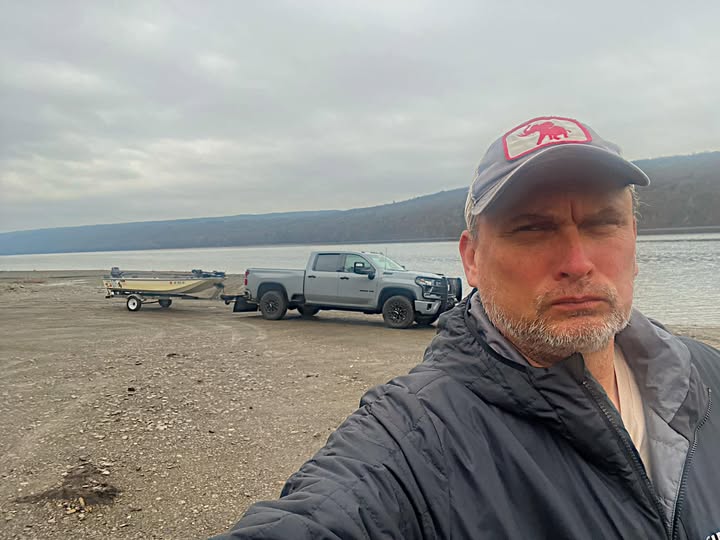 Captain Ken Golub at the boat ramp on the Finger Lakes